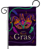 Carnival Mardi Gras - Mardi Gras Spring Vertical Impressions Decorative Flags HG118013 Made In USA