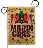 Celebration Mardi Gras - Mardi Gras Spring Vertical Impressions Decorative Flags HG118014 Made In USA