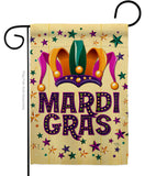 Celebration Mardi Gras - Mardi Gras Spring Vertical Impressions Decorative Flags HG118014 Made In USA