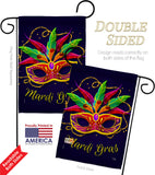 Mardi Gras - Mardi Gras Spring Vertical Impressions Decorative Flags HG118018 Made In USA