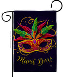 Mardi Gras - Mardi Gras Spring Vertical Impressions Decorative Flags HG118018 Made In USA