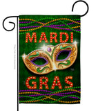 Mardi Gras Fun - Mardi Gras Spring Vertical Impressions Decorative Flags HG120301 Made In USA