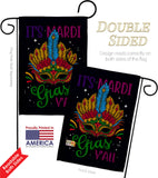 Mardi Gras Yall - Mardi Gras Spring Vertical Impressions Decorative Flags HG120302 Made In USA