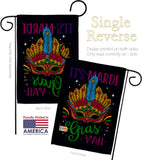 Mardi Gras Yall - Mardi Gras Spring Vertical Impressions Decorative Flags HG120302 Made In USA