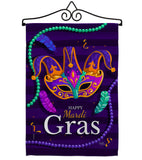 Carnival Mardi Gras - Mardi Gras Spring Vertical Impressions Decorative Flags HG118013 Made In USA