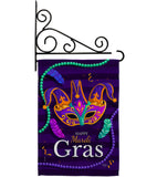 Carnival Mardi Gras - Mardi Gras Spring Vertical Impressions Decorative Flags HG118013 Made In USA