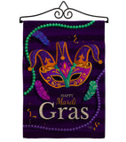 Carnival Mardi Gras - Mardi Gras Spring Vertical Impressions Decorative Flags HG118013 Made In USA