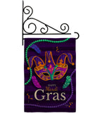 Carnival Mardi Gras - Mardi Gras Spring Vertical Impressions Decorative Flags HG118013 Made In USA