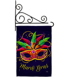 Mardi Gras - Mardi Gras Spring Vertical Impressions Decorative Flags HG118018 Made In USA