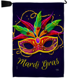 Mardi Gras - Mardi Gras Spring Vertical Impressions Decorative Flags HG118018 Made In USA