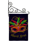 Mardi Gras - Mardi Gras Spring Vertical Impressions Decorative Flags HG118018 Made In USA