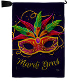 Mardi Gras - Mardi Gras Spring Vertical Impressions Decorative Flags HG118018 Made In USA