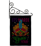 Mardi Gras Yall - Mardi Gras Spring Vertical Impressions Decorative Flags HG120302 Made In USA