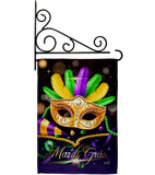Mardi Gras Party - Mardi Gras Spring Vertical Impressions Decorative Flags HG137411 Made In USA