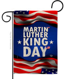 MLK Day - Patriotic Americana Vertical Impressions Decorative Flags HG190040 Made In USA