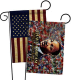 I Have A Dream - Patriotic Americana Horizontal Impressions Decorative Flags HG130433 Made In USA