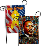 MLK Dream - Patriotic Americana Vertical Impressions Decorative Flags HG130434 Made In USA