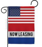 US Now Leasing - Merchant Special Occasion Vertical Impressions Decorative Flags HG140849 Made In USA