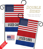 US Used Cars - Merchant Special Occasion Vertical Impressions Decorative Flags HG140855 Made In USA