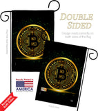 Bitcoin - Merchant Special Occasion Vertical Impressions Decorative Flags HG192639 Made In USA