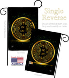 Bitcoin - Merchant Special Occasion Vertical Impressions Decorative Flags HG192639 Made In USA