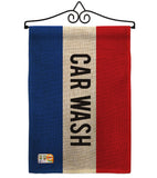 Car Wash - Merchant Special Occasion Vertical Impressions Decorative Flags HG140782 Made In USA