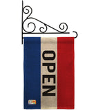 Open - Merchant Special Occasion Vertical Impressions Decorative Flags HG140792 Made In USA