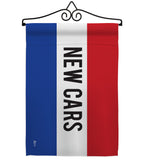 New Cars - Merchant Special Occasion Vertical Impressions Decorative Flags HG140807 Made In USA