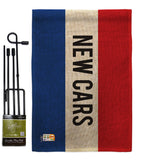 New Cars - Merchant Special Occasion Vertical Impressions Decorative Flags HG140807 Made In USA