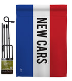 New Cars - Merchant Special Occasion Vertical Impressions Decorative Flags HG140807 Made In USA