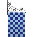 Blue Checker - Merchant Special Occasion Vertical Impressions Decorative Flags HG140823 Made In USA