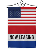 US Now Leasing - Merchant Special Occasion Vertical Impressions Decorative Flags HG140849 Made In USA