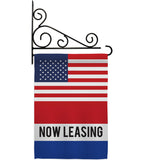 US Now Leasing - Merchant Special Occasion Vertical Impressions Decorative Flags HG140849 Made In USA