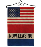 US Now Leasing - Merchant Special Occasion Vertical Impressions Decorative Flags HG140849 Made In USA