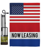 US Now Leasing - Merchant Special Occasion Vertical Impressions Decorative Flags HG140849 Made In USA