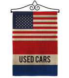 US Used Cars - Merchant Special Occasion Vertical Impressions Decorative Flags HG140855 Made In USA