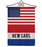 US New Cars - Merchant Special Occasion Vertical Impressions Decorative Flags HG140856 Made In USA