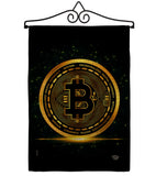 Bitcoin - Merchant Special Occasion Vertical Impressions Decorative Flags HG192639 Made In USA