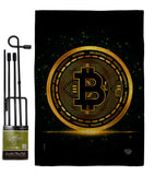 Bitcoin - Merchant Special Occasion Vertical Impressions Decorative Flags HG192639 Made In USA