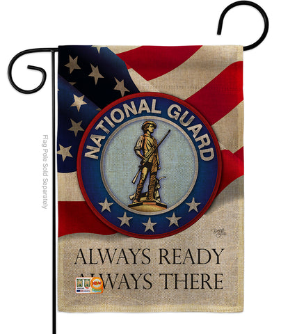 National Guard - Military Americana Vertical Impressions Decorative Flags HG108020 Made In USA