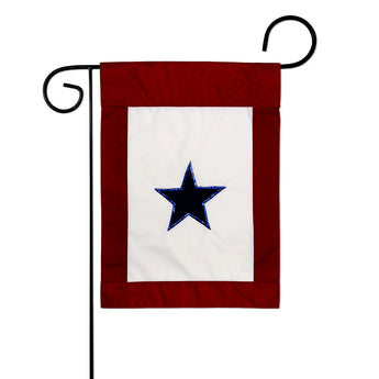 Blue Star Service - Military Americana Vertical Applique Decorative Flags HG108042