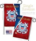 Coast Guard - Military Americana Vertical Impressions Decorative Flags HG108056 Made In USA