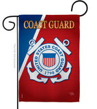 Coast Guard - Military Americana Vertical Impressions Decorative Flags HG108056 Made In USA