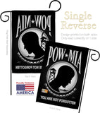 POW / MIA - Military Americana Vertical Impressions Decorative Flags HG108062