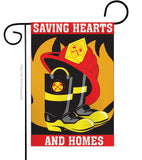 Saving Hearts and Homes Garden - Military Americana Vertical Applique Decorative Flags HG108065