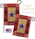 One Star Service - Military Americana Vertical Impressions Decorative Flags HG108070 Made In USA