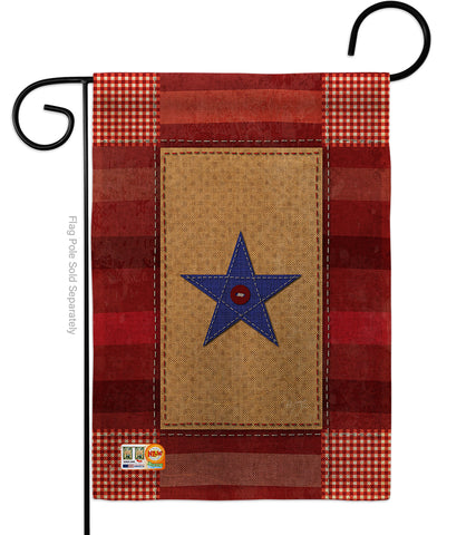One Star Service - Military Americana Vertical Impressions Decorative Flags HG108070 Made In USA