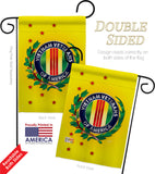 Vietnam Veteran - Military Americana Vertical Impressions Decorative Flags HG108235 Made In USA