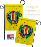 Vietnam Veteran - Military Americana Vertical Impressions Decorative Flags HG108235 Made In USA