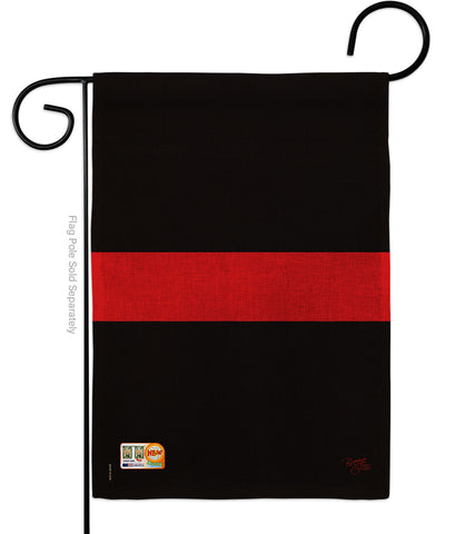 Red Stripe - Military Americana Vertical Impressions Decorative Flags HG108241 Made In USA